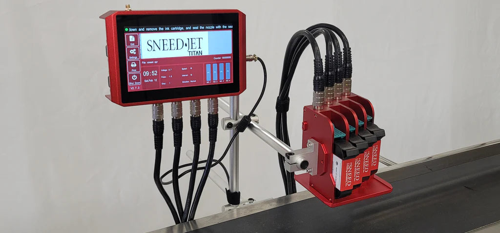 SNEED-JET® Titan 41 - Inkjet Coder for Printing Date, Batch, Lot Codes.