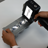 SNEED-JET® Titan T9 Printing on Aluminum Cans with surface adapter