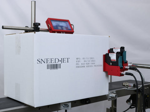 SNEED-JET Freedom 21 Case Coder for Box and Carton Printing